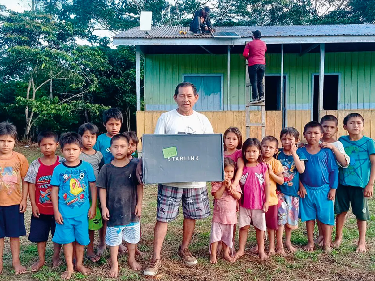 Starlink chegando a comunidades isoladas