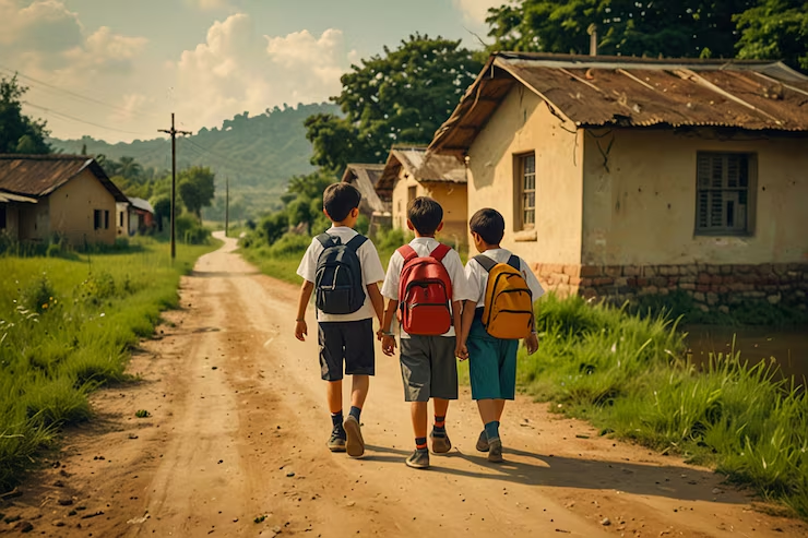 Escolas em áreas remotas usando Starlink